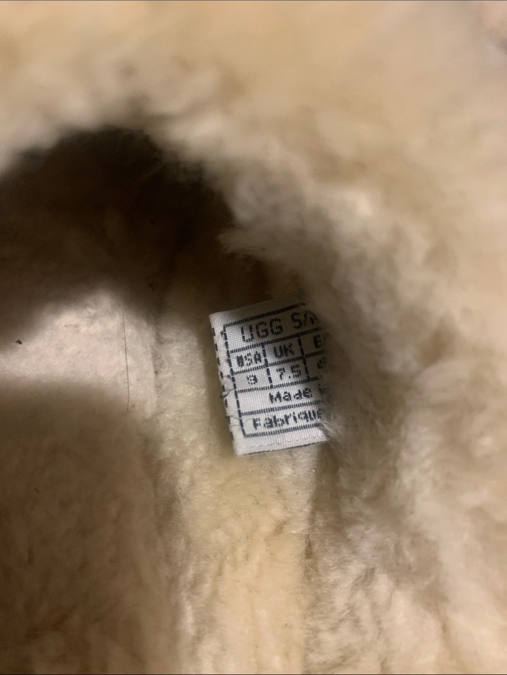 UGG Cream Suede Shearling Clog Slippers - Picture 3 of 4